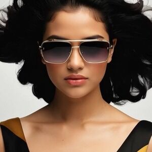 Sunglasses Women Eyewear Bold Futuristic Unique‎ Sun Protection Festival Music